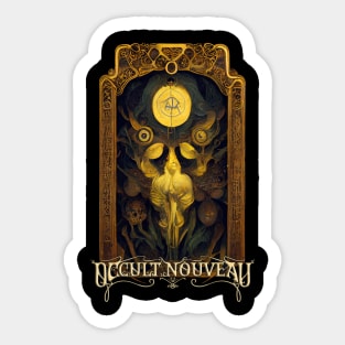 Occult Nouveau - The Illusory Face of the Trickster Sticker